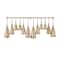 Brass Metal Bohemian Decorative Cow Bell, 48" x 5" x 28"